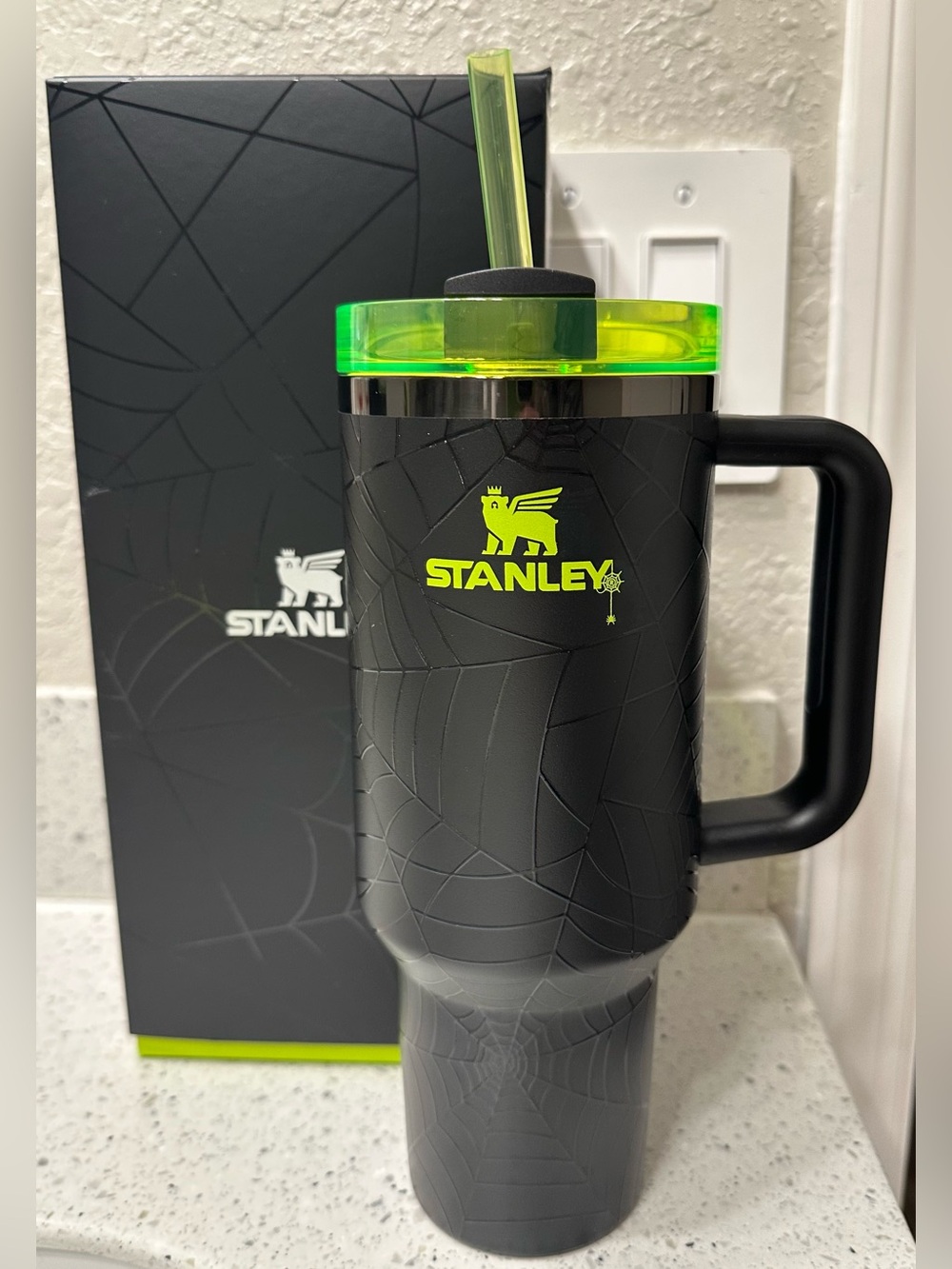 Stanley Web Glow Halloween 40 oz tumbler